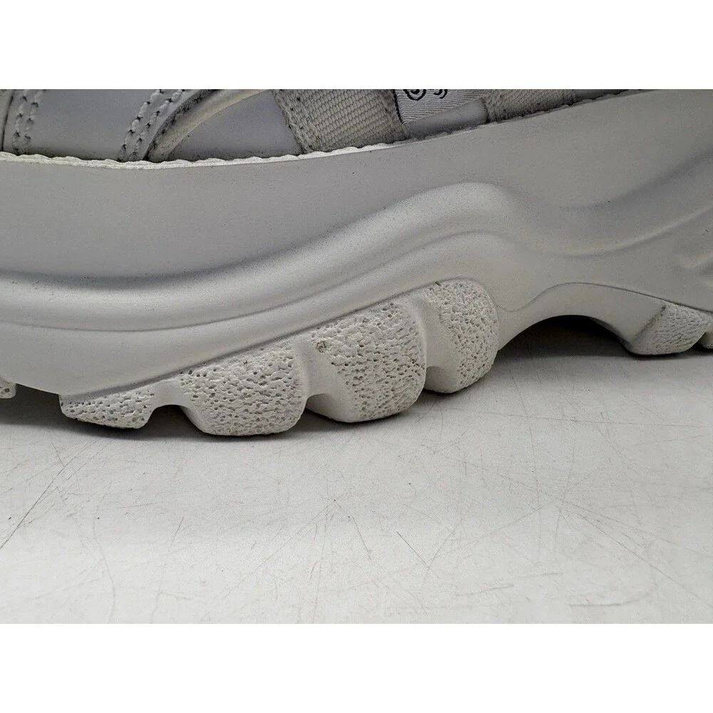 Buffalo London Platform Boots High Top Sneakers White Women’s Size 40 US 9-9.5